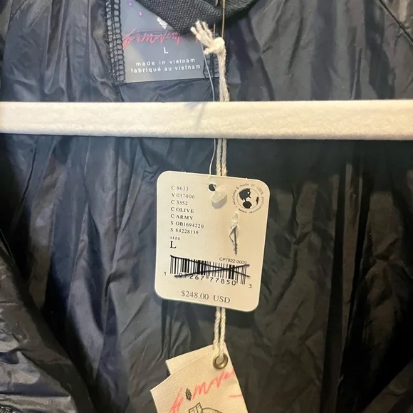 NWT Free People Vagabond Gold Bomber Jacket - Picture 12 of 13